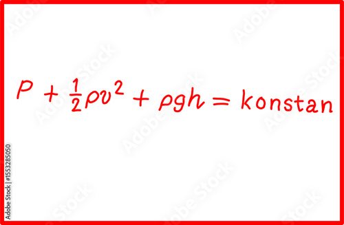 physics formula bernoulli equation, fluids and thermodynamics