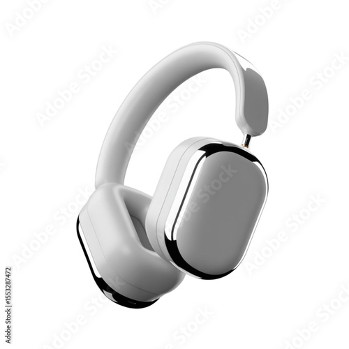 headphones isolated on white