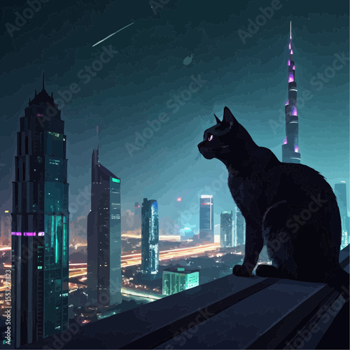 The Neon Watcher