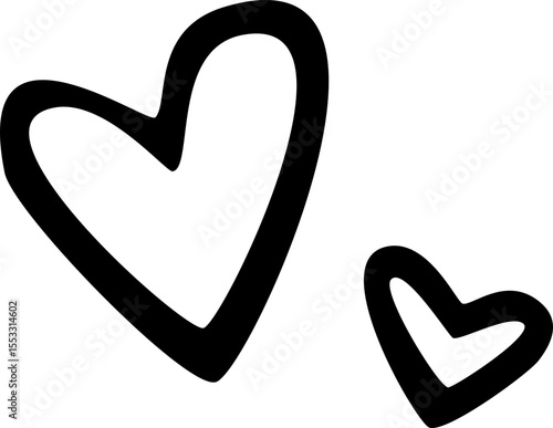 손그림 낙서 라인 귀여운 스마일 꽃 화살표 하트 별 포인트