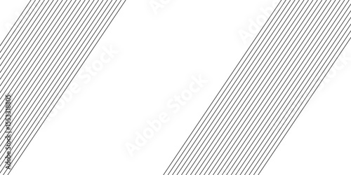 Horizontal line pattern. From thin line to thick. Parallel stripe. Black streak on white background. Straight gradation stripes. Abstract geometric patern.