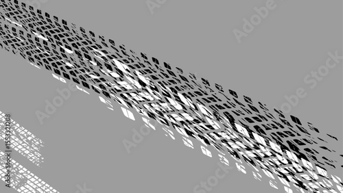 オフロード風タイヤトラックテクスチャ
