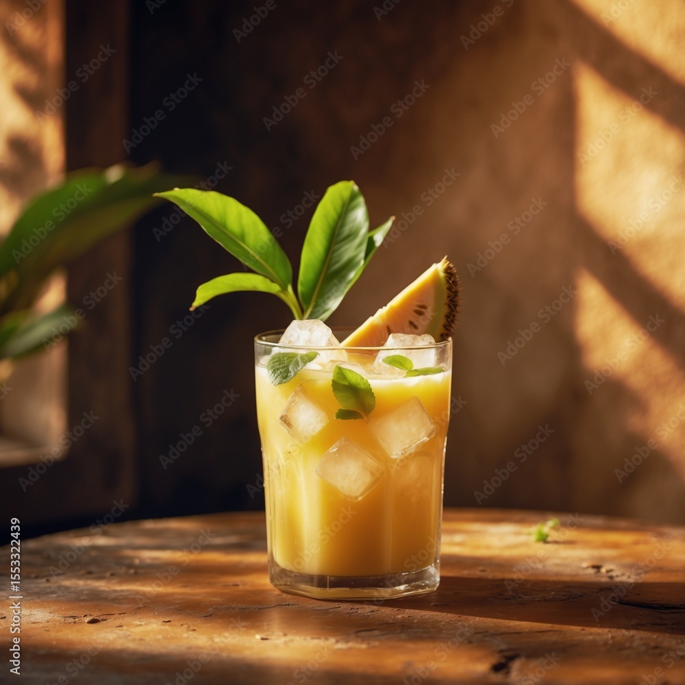 Fototapeta premium glass of lemonade