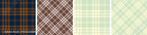 Burberry Plaid pattern set seamless tartan check plaid for skirt, tablecloth, blanket, duvet cover, or other modern fashion print.