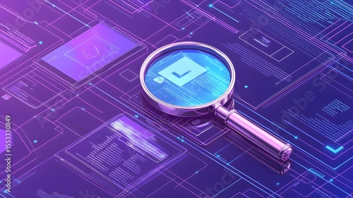 Efficient Digital File Selection and Verification with Magnifying Glass Interface