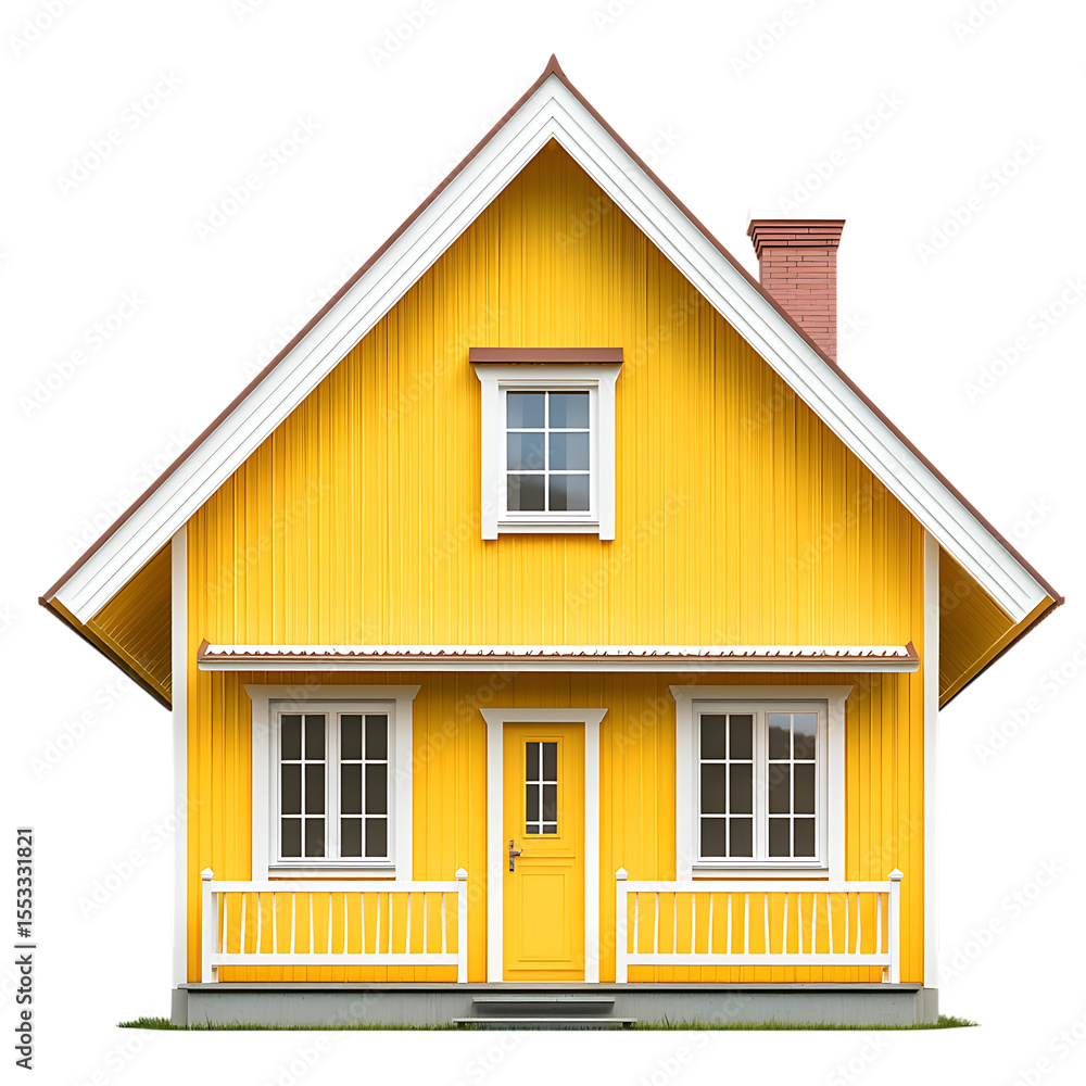 Obraz premium Yellow House