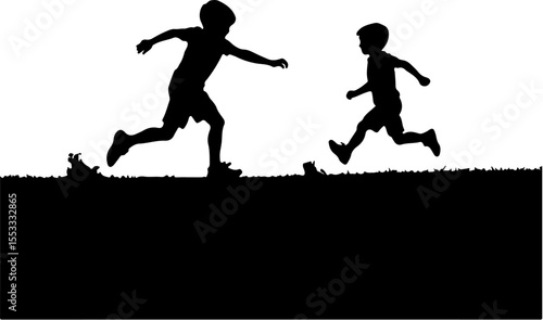 children playing in the park