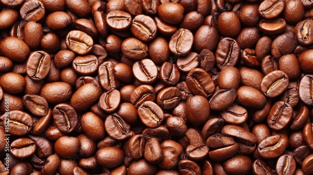 Obraz premium background bean brown caffeine closeup