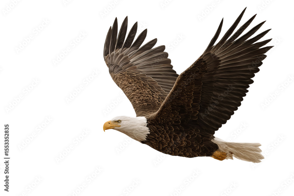 Fototapeta premium bald eagle png