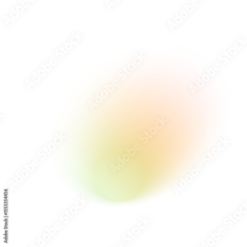 Abstract gradient background with soft blue and yellow color transition, blurred fluid shapes, grainy watercolor texture, neon light effect. Flat vector illustration isolated