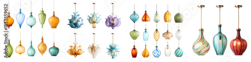 Watercolor Decorative Hanging Lamps Collection