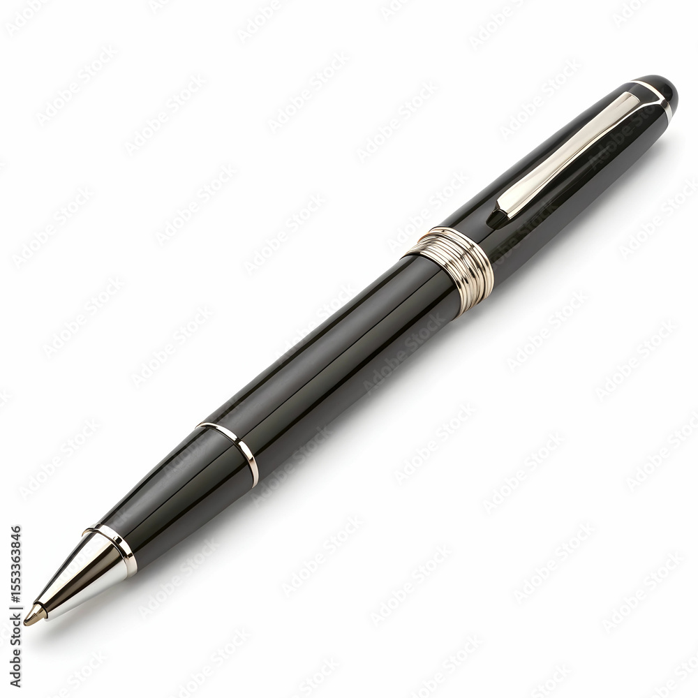 A smooth-writing black ballpoint pen with reliable ink flow, ideal for everyday writing A smooth-writing black ballpoint pen with reliable ink flow, ideal for everyday writing