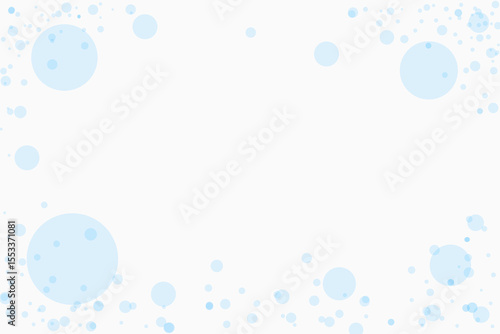 水色の水玉模様タイトルバック