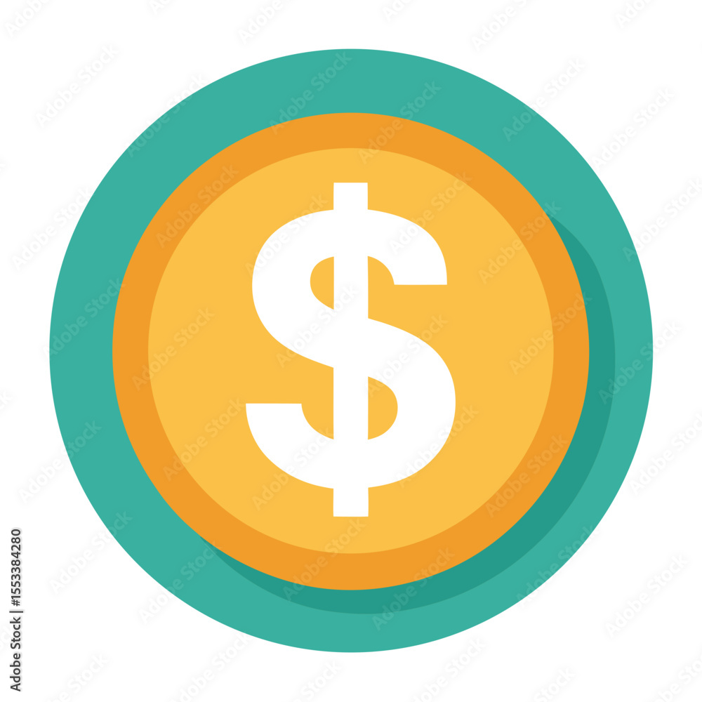 crypto-coin-with-dollar-sign---vector-illustration crypto-coin-with-dollar-sign---vector-illustration