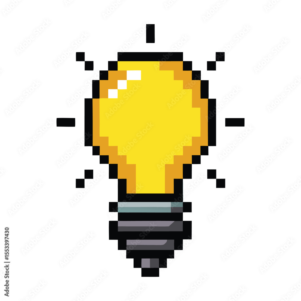 Obraz premium Pixel rocket