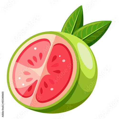 Wallpaper Mural Guava  white background Torontodigital.ca