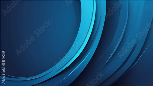 Abstract blue background with waves lines and water drop elements suitable for text or web design