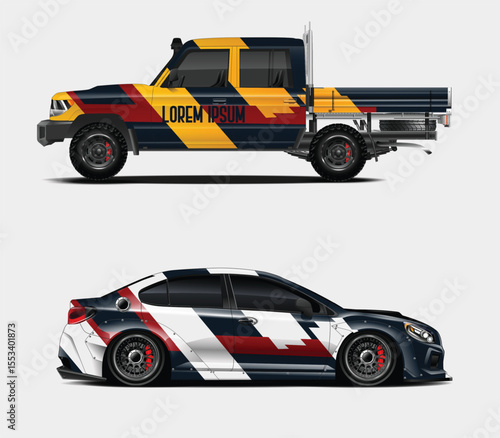 Custom Vehicle Wraps Designs for Truck and Car