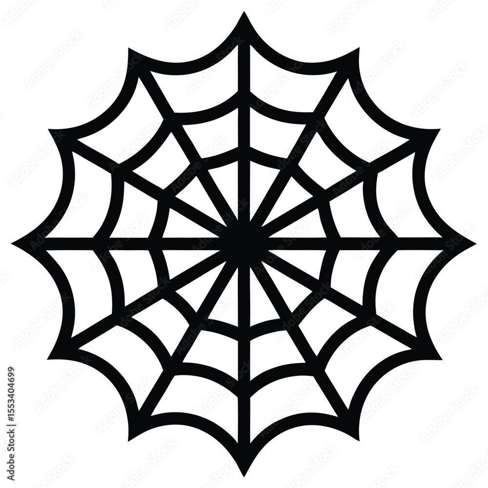 Obraz premium spider and web