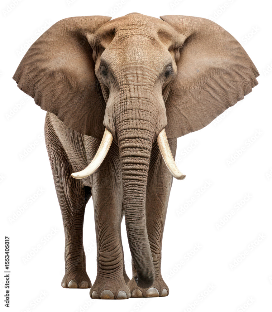 Obraz premium PNG Photo of elephant wildlife animal mammal.