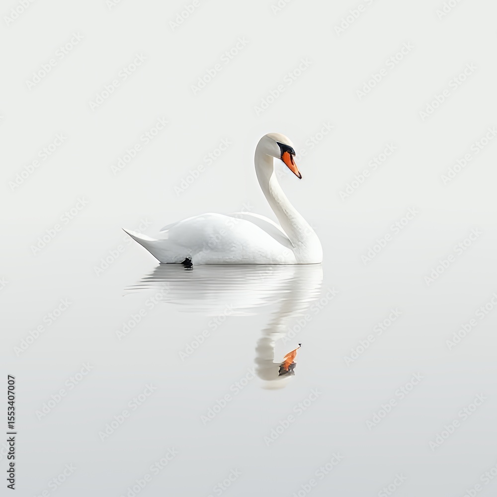 Fototapeta premium swan on the water