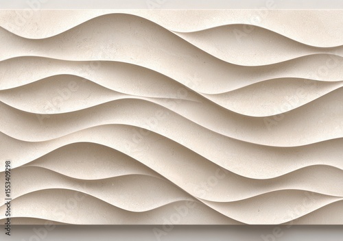 Abstract textured background with flowing waves in neutral tones