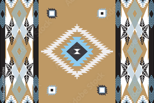 traditional turkish carpet Seamless Ikat ethnic patterns in horizontal stripes, perfect for textile, fashion design, fabric printing, and home decor. Inspired by traditional weaving with modern color 