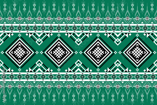 Geometric ethnic oriental seamless pattern