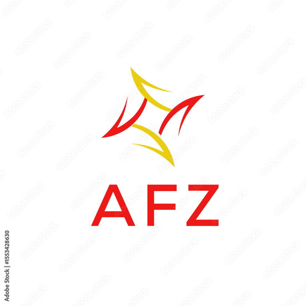 Obraz premium AFZ Simple letter logo vector design template.