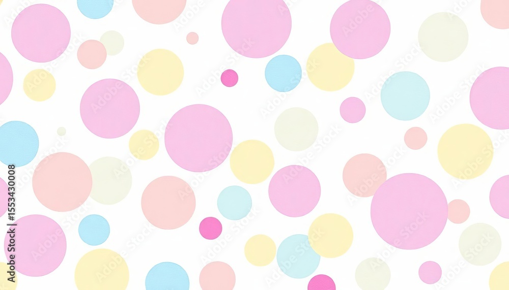 Sweet pastel dots on white, seamless repeat pattern ideal for packaging, fabric, and banners, white, image Sweet pastel dots on white, seamless repeat pattern ideal for packaging, fabric, and banners, white, image