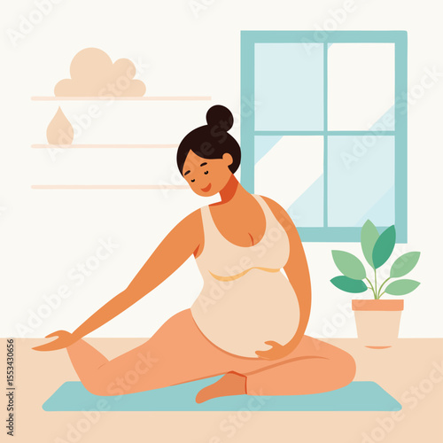 Serene Pregnancy Yoga Third Trimester Stretching and Relaxation
