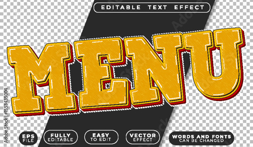  Restaurant Food Menu Meal Dish List Editable Vector Text File