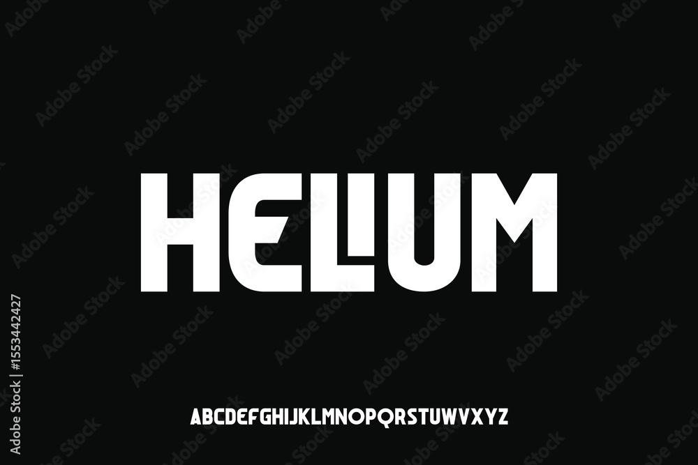 Fototapeta premium Display alphabet font vector design suitable for headline, poster, logo, magazine and many more