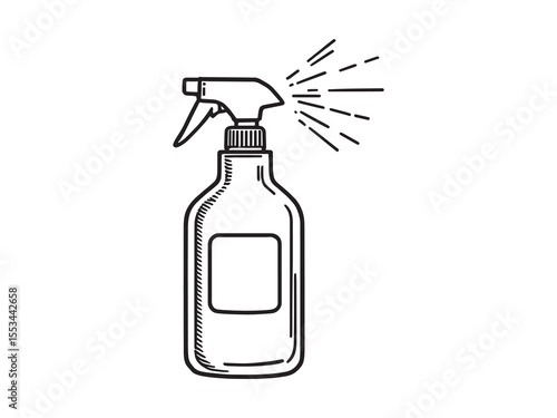 Air freshener line art vector with minimalist style