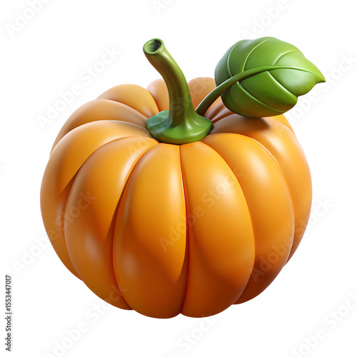 Isolated halloween pumpkin autumn harvest decoration clip art isolated png background