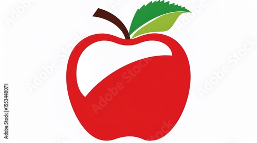 Red Education Apple Symbol on Stacked Books with Graduation Cap and Pencil, Minimalist Knowledge Icon on Chalkboard Background for Academic Branding and Teacher Appreciation