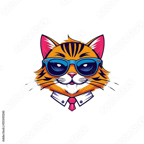 cat with sugglasses