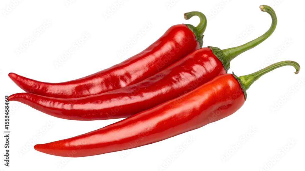 Falling red chili peppers isolated on transparent background, Cut out png Falling red chili peppers isolated on transparent background, Cut out png