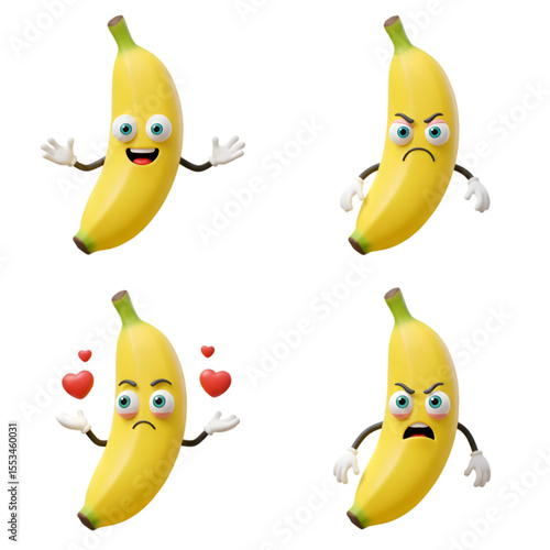 Expressive Banana Faces