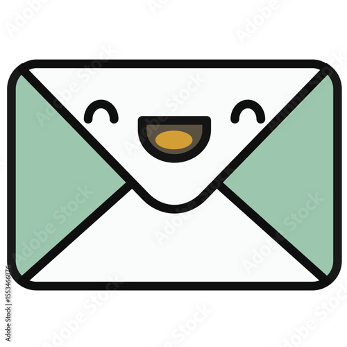 Happy Mail Envelope Icon