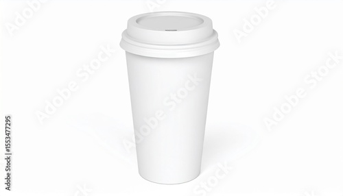 Wallpaper Mural 3d rendering. cup on a white background  Torontodigital.ca