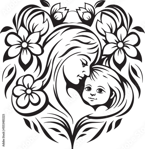Heartwarming mother love printable