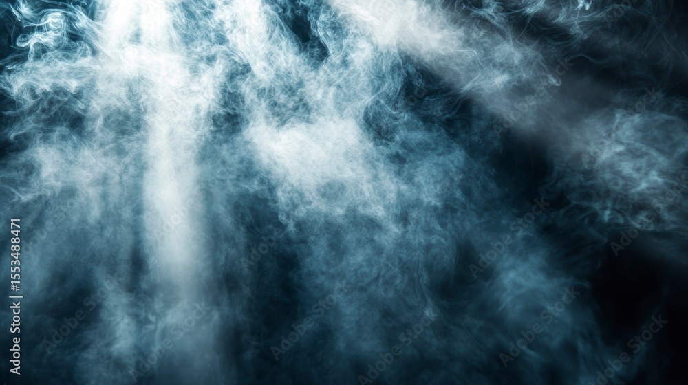 Dramatic smoky background with light rays. Dramatic smoky background with light rays.