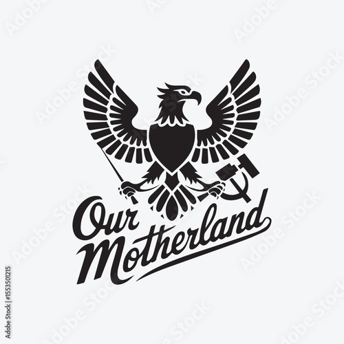 eagle with wings for t shirt design