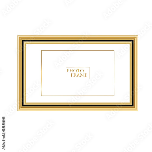Realistic wooden picture frames collection. Modern poster mockup for artwork, photography, or advertising. Perfect for art galleries, interior decor, and branding. Vector illustration