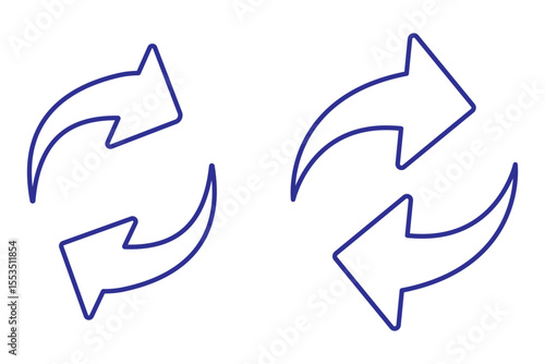 swap icon vector. switch icon. swap icon with two arrows. exchange arrow icons. two arrows in opposite directions symbol. interchange vector icon. circulation icon. transfer icon. vector illustration