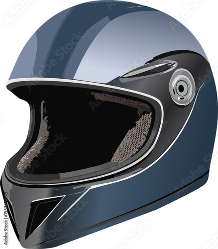motorcycle helmet isolated on white
