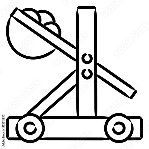catapult icon illustration
