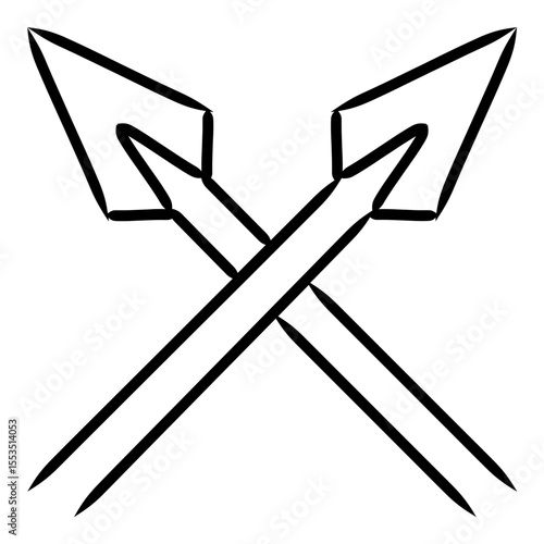 spear icon illustration
