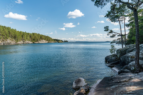 Bucht am Vätternsee, Schweden